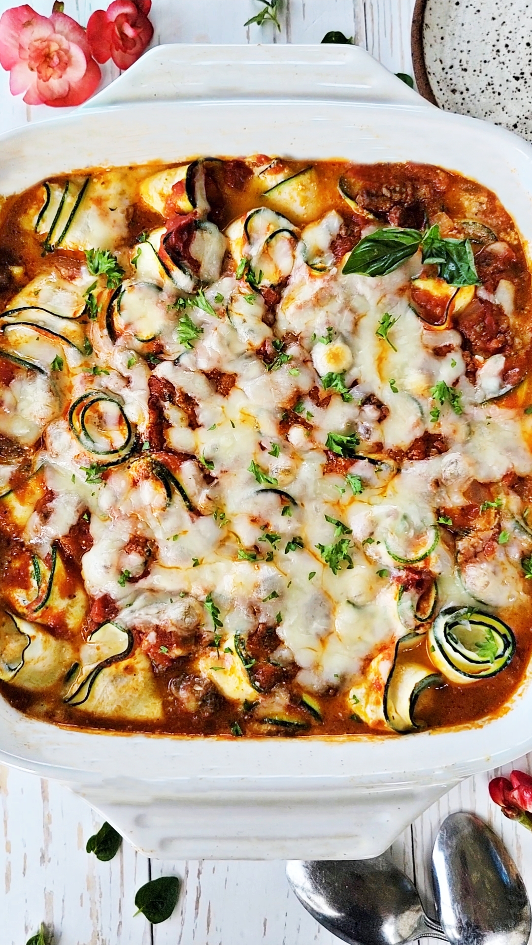 Zucchini Lasagna Rolls