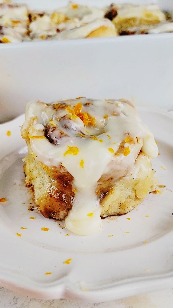 Orange Pecan Cinnamon Rolls